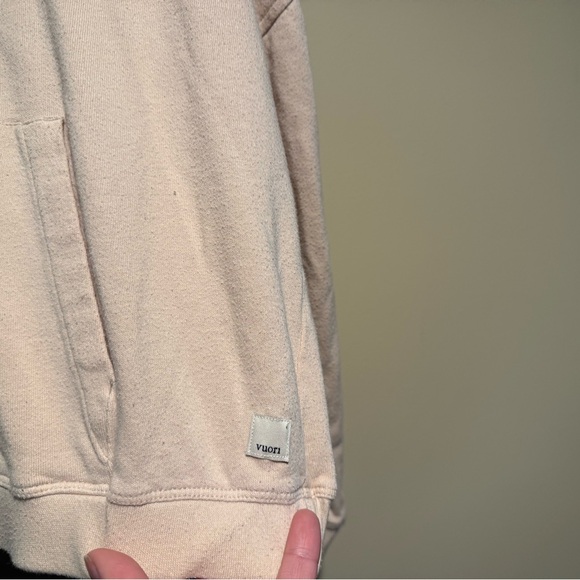 Vuori Sunny Side Half Zip Pullover Hoodie Sweatshirt Size small - Picture 6 of 12
